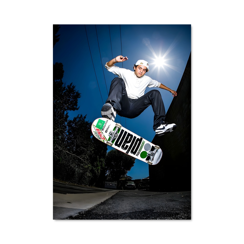 Poster Paul de style – affiche Skateboard